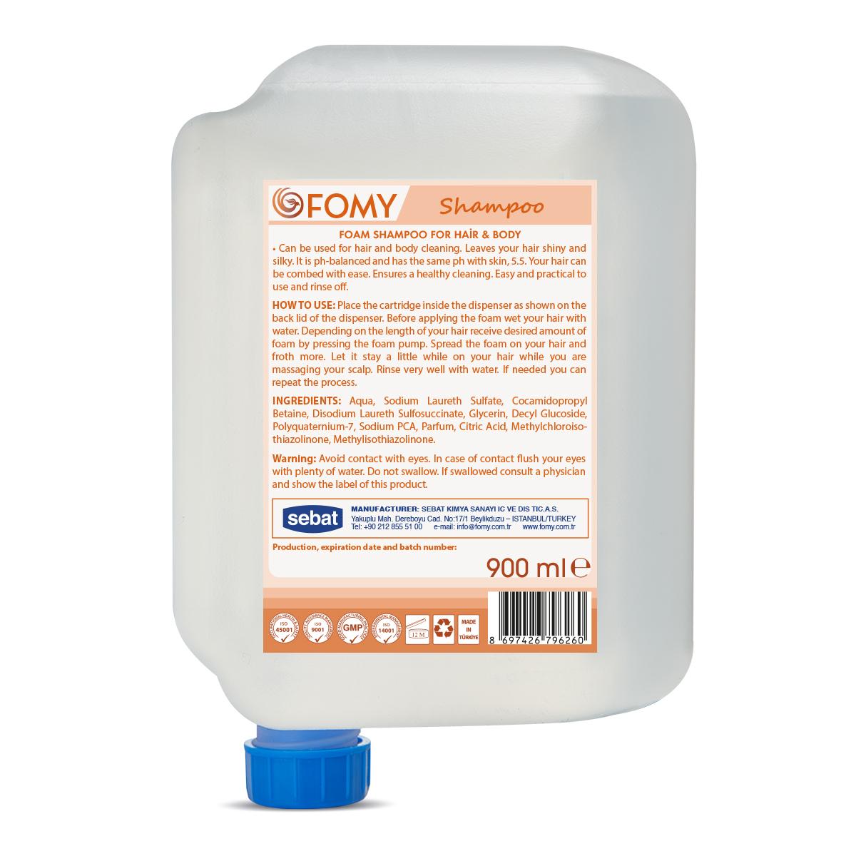 FOMY Foam Shampoo Hair & Body